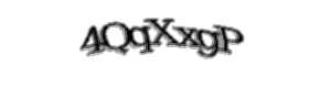 Security check image, please type the characters shown