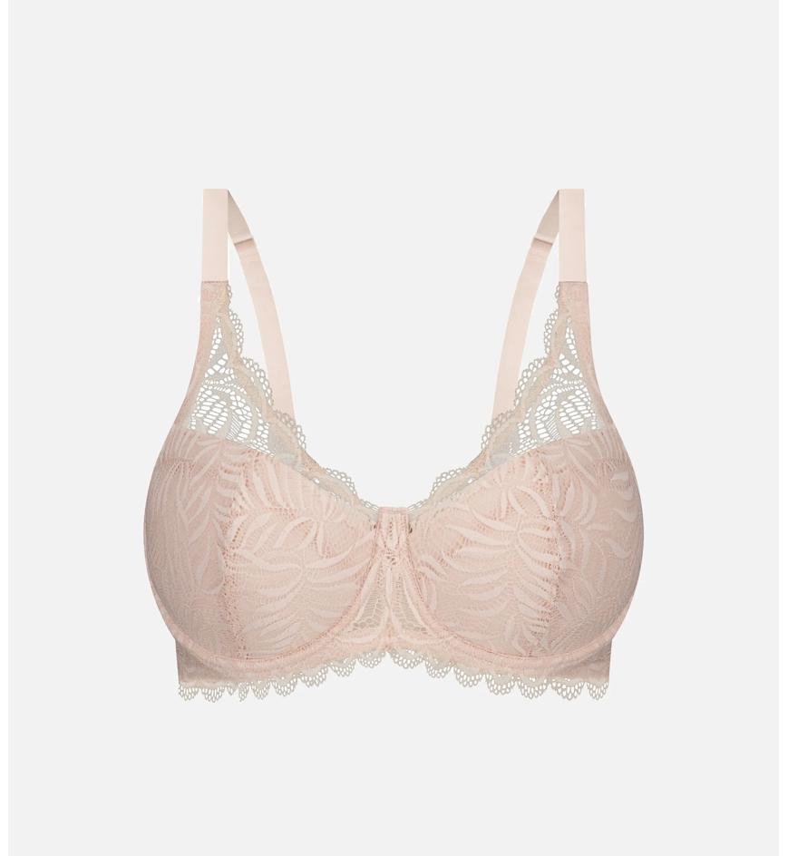 Triumph ESSENTIAL LACE BALCONETTE PADDED BRA - Nude pink - Balconette