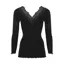 9分袖トップ 保湿インナー, ブラック, product image number 2