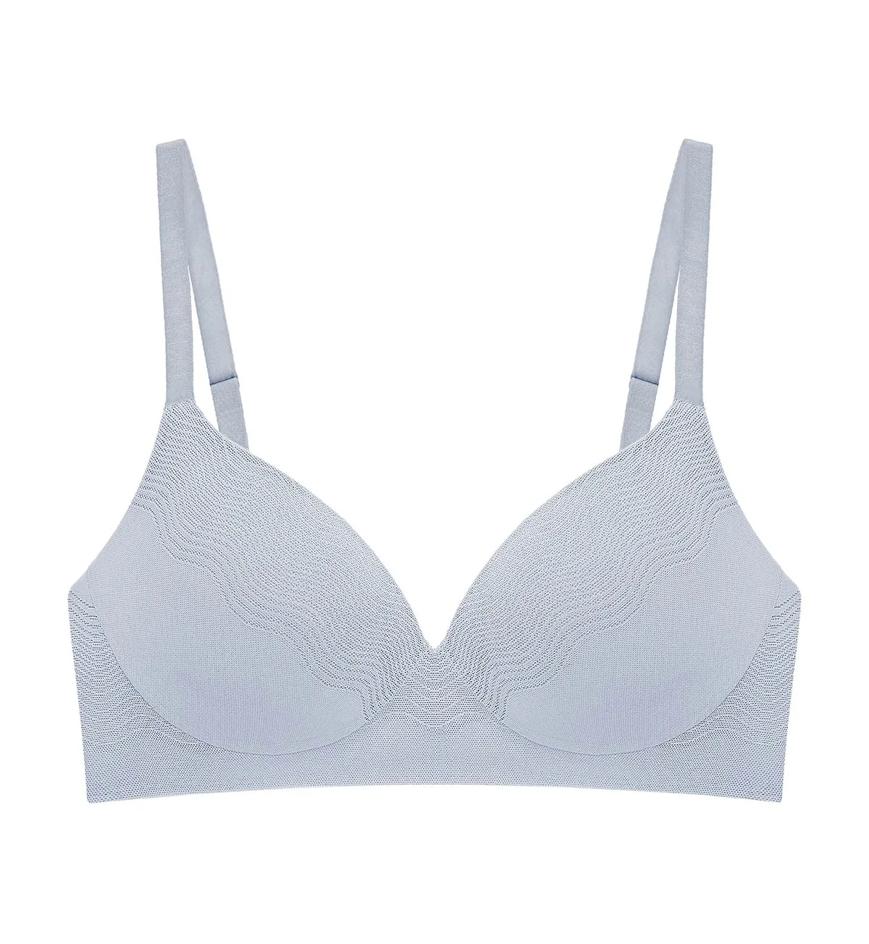 Triumph Áo Lót Smooth Sensation Gọng Magic Wire Natural Mút Mỏng - Thân Thiện Môi Trường - Sky gray - Gọng