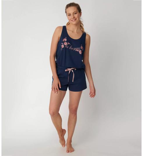 Triumph 棉質睡衣套裝 - Blue nights - 家居服