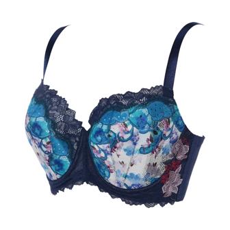 レッドレーベル バイ トリンプ0120 ブラジャー(パッドなし), ブルー, product image number 2