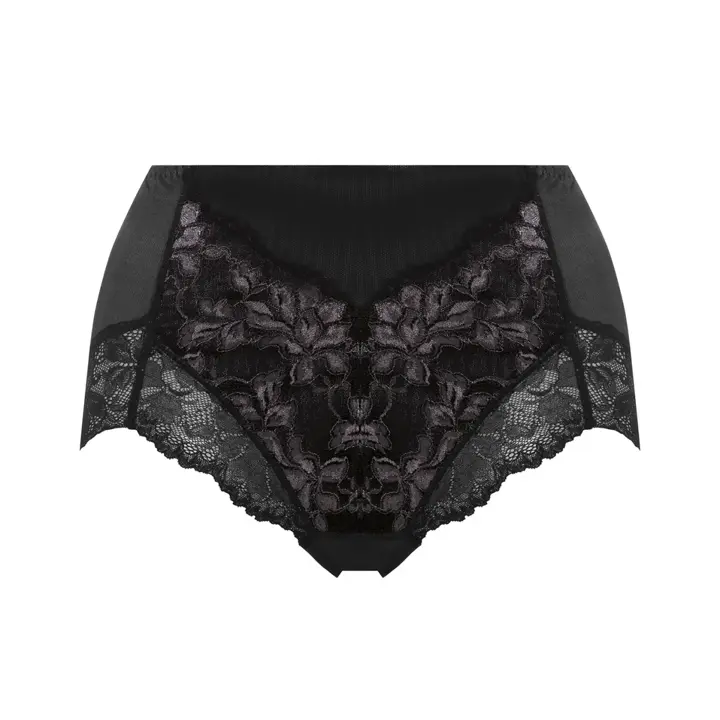 ボディライナー8110 はきこみ深めショーツ, ブラック, product image number 0