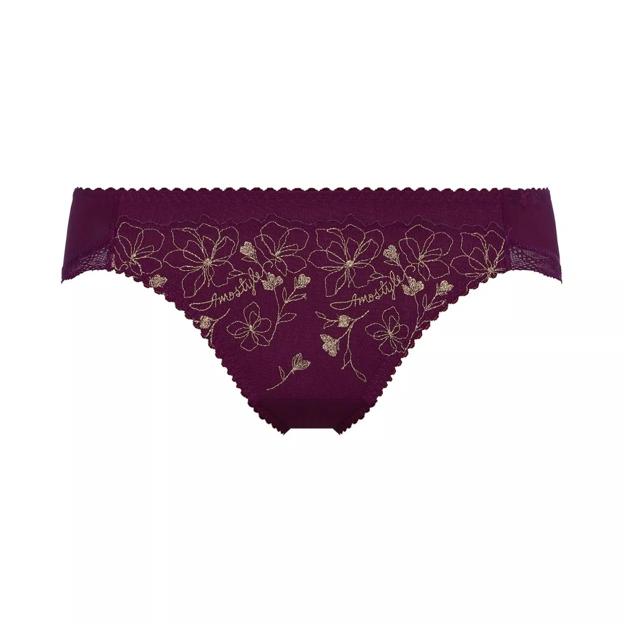 サニタリー(レギュラー) ラインアートステッチ【一部カラーSALE】, パープル, product image number 0