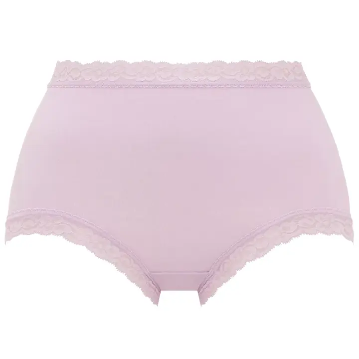 SO NATURAL7120 はきこみ深めショーツ, パープル, product image number 0