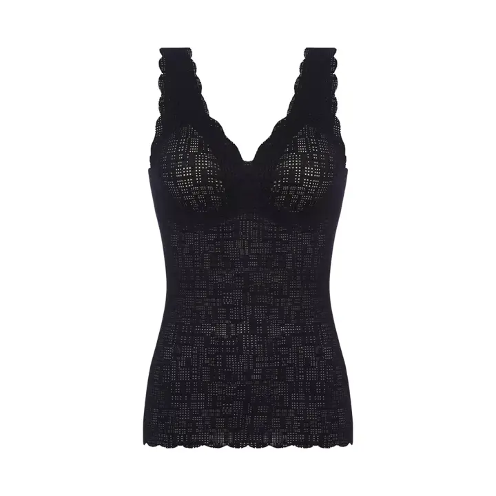 スロギー ゼロ フィール レース インナートップ【一部カラーSALE】, ブラック, product image number 0