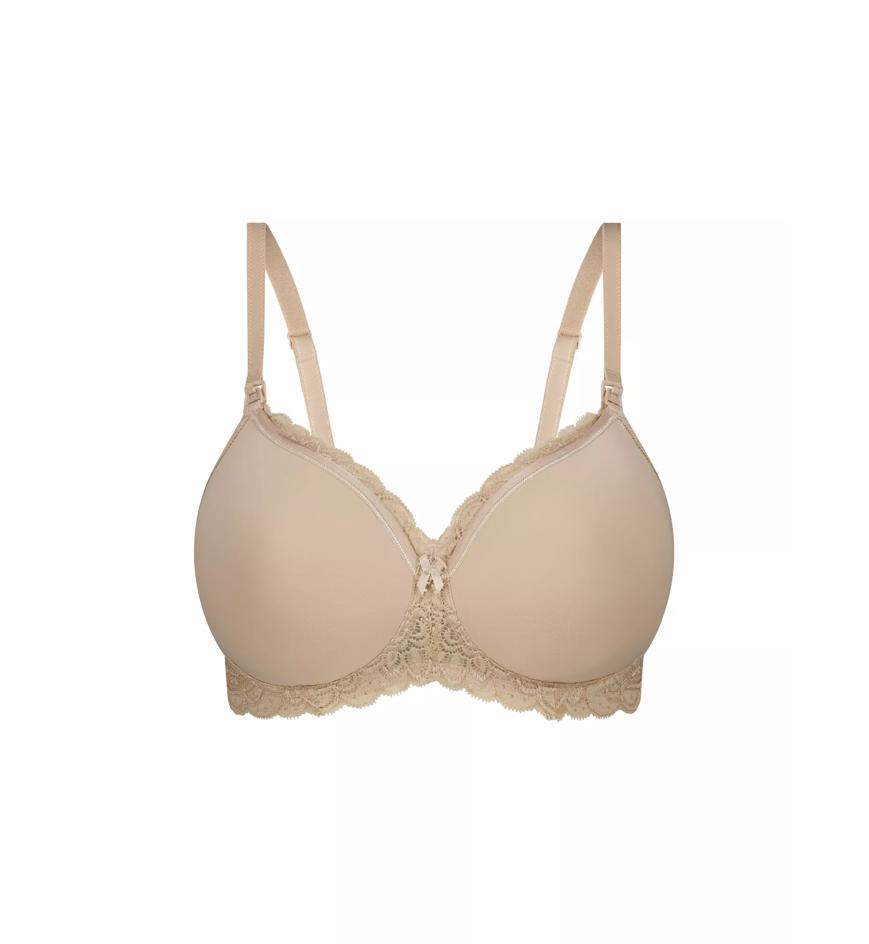 Triumph GORGEOUS MAMA LACE WIREFREE BRA - Beige - Maternity