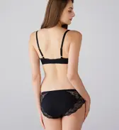 フロラーレ リュクス5024 レギュラーショーツ, ブラック, model image number 2