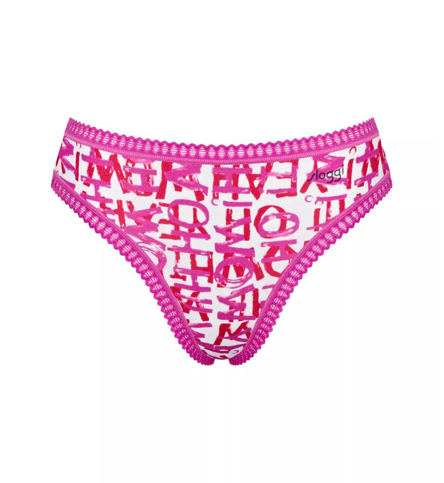 Sloggi SLOGGI GO CRUSH HIGH LEG 3 PACK - Pink combination - Briefs