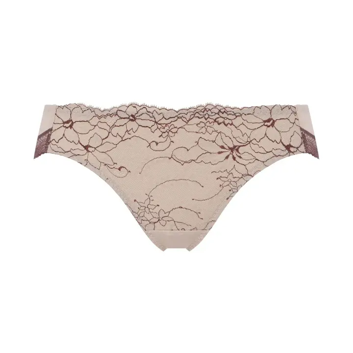 レギュラーショーツ ロマンティックフラワー, ブラウン, product image number 0