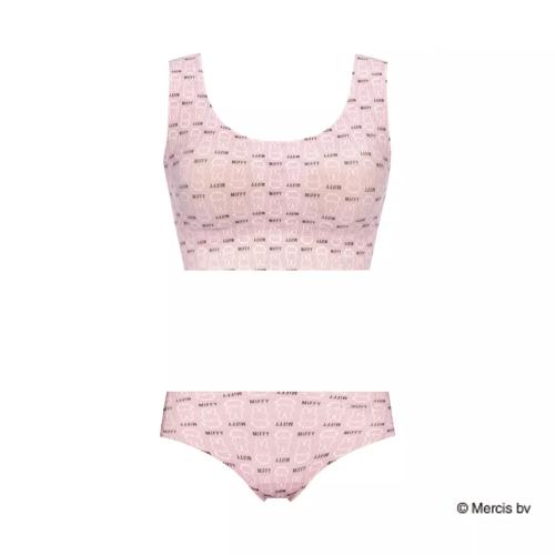 【WEB限定】スロギー ゼロフィール ミッフィー ハーフトップ＆ボーイズレングス, グレー, product image number 1