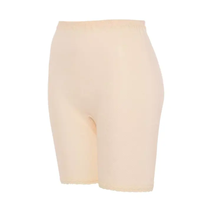 綿100メッシュインナー5300 3分丈ボトム【一部カラーSALE】, ベージュ, product image number 1