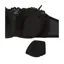 Daily Plus AMOSTYLEバンドゥ ブラジャー(ストラップ取り外し可)＆ショーツセット レースシック, ブラック, product image number 4