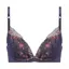 【WEB限定】夢みるブラ(R) ノンワイヤー プレスド フラワー, ブルー, product image number 0