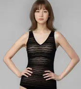 スロギー フリー オールラウンド レース カップ付きトップ, ブラック, model image number 0