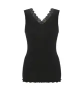 タンクトップ 保湿インナー, ブラック, product image number 1