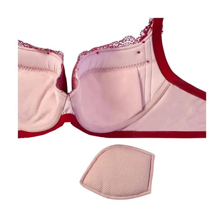 【SALE】天使のブラ スリムライン614 ブラジャー, レッド, product image number 3