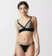 エス バイ スロギー サンデーズ ブラレット【一部カラーSALE】, ブラック, model image number 1