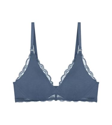 A lace nursing bra combines the functionality needed for breastfeeding with  the elegance and femininity of lace detailing. It's a lovely