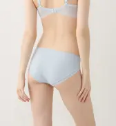 天使のブラ さら凛スリム654 レギュラーショーツ, ブルー, model image number 2