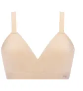 スロギー フリー オールラウンド ハーフトップブラ ラージ, ベージュ, product image number 0