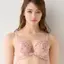 【WEB限定】トリンプ すっきりスムースブラ ブラ＆ショーツセット, ベージュ, model image number 1