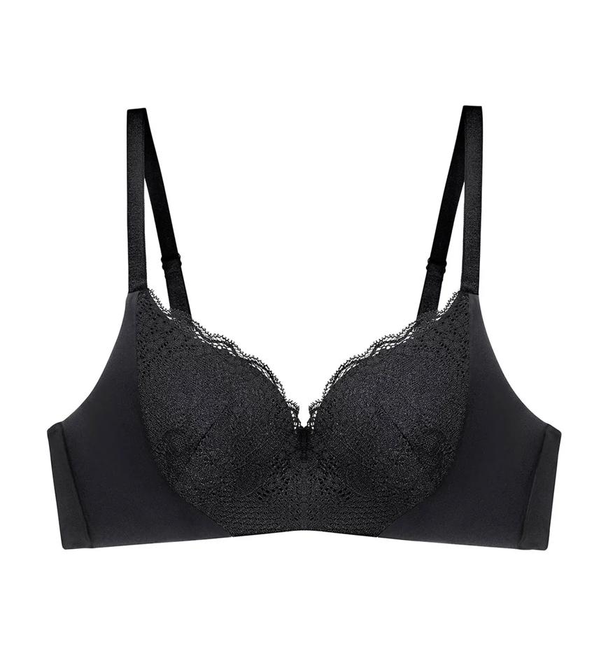 hide embrace by dark / EXTRASENSOR＋3枚 Comfort Touch Non-Wired Padded Bra in Black | Triumph Singapore