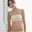 AMOSTYLEバンドゥ ブラジャー(ストラップ取り外し可) レイシーグロウ, ホワイト, model image number 0