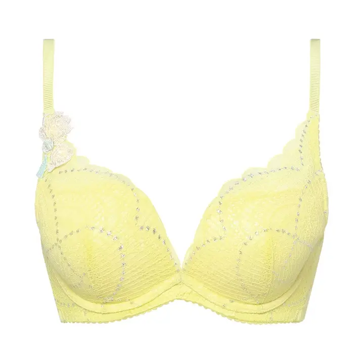 夢みるブラ DeepV マイフラワー ブラジャー ,B-Cカップ、D(65/70)、E