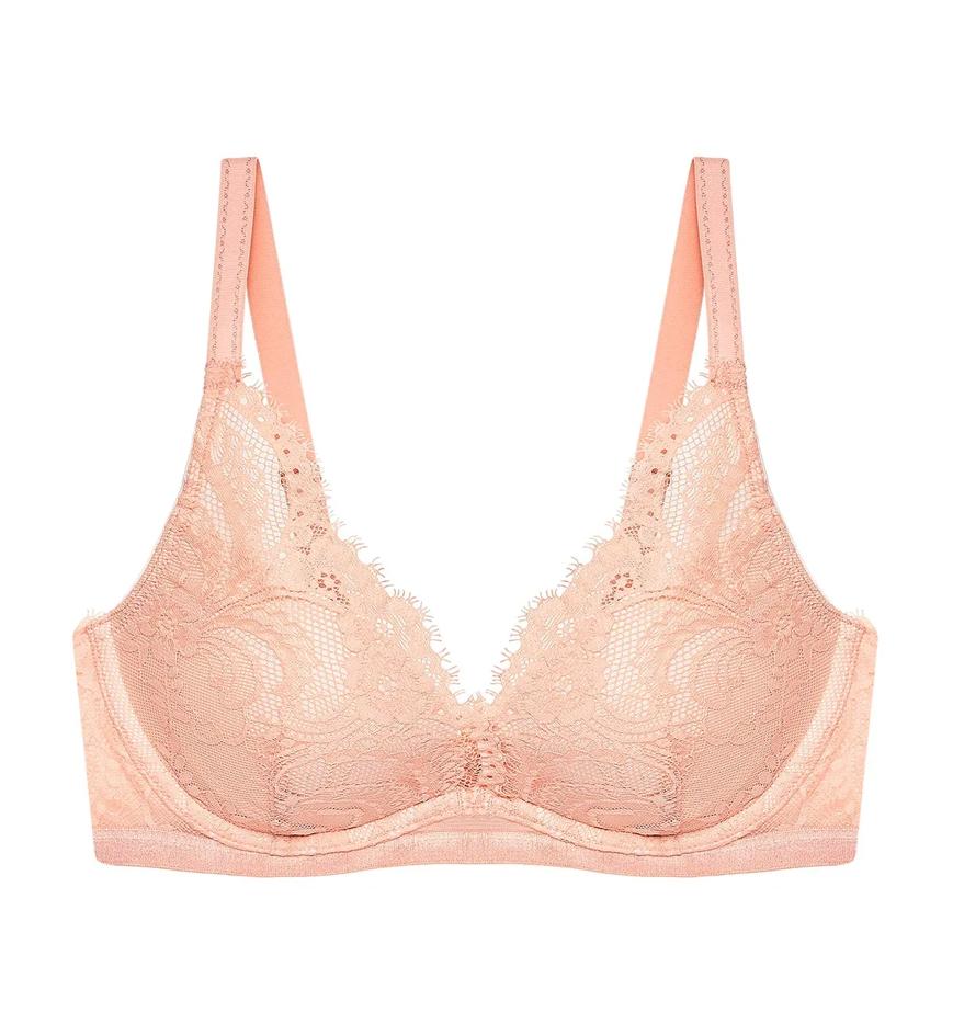 Love Lace Wired Push Up Bra in Dusty Pink Triumph Malaysia