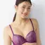 夢みるブラ(R) ライト ブラ＆ショーツセット ドリームデイリリー【一部カラーSALE】, パープル, model image number 0
