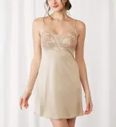 【SALE】フロラーレ バイ トリンプ612 スリップ, ベージュ, model image number 0