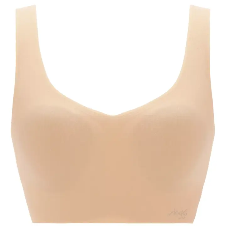 スロギー ゼロフィール(R) 綿混 ハーフトップ, ベージュ, product image number 0