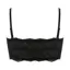 AMOSTYLEバンドゥ ブラジャー(ストラップ取り外し可) レイシーグロウ, ブラック, product image number 2
