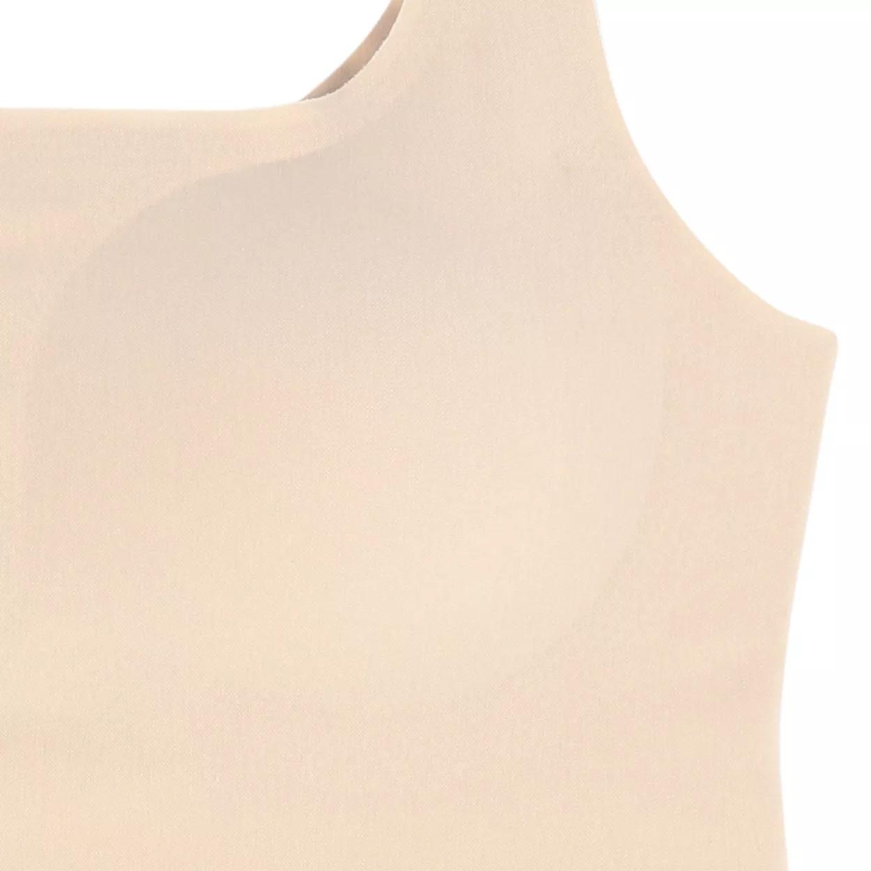 綿混タイプ(スロギーG028)　カップ付き袖なしトップ2, ベージュ, swatch