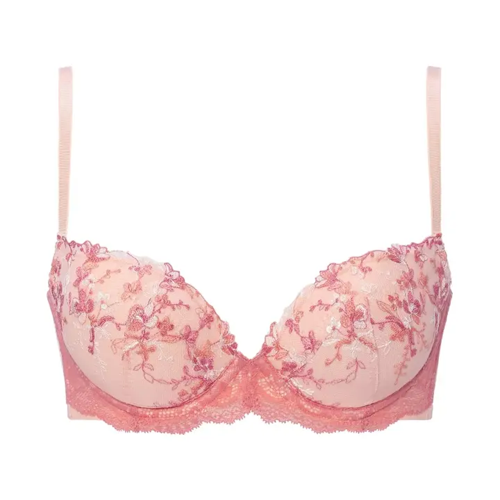 【SALE】チャーミングラマー(R)スリムライン ブラジャー ブルーミングブーケ, ピンク, product image number 0