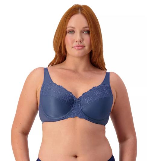 Triumph EMBROIDERED MINIMISER BRA - Indigo blue - Minimiser