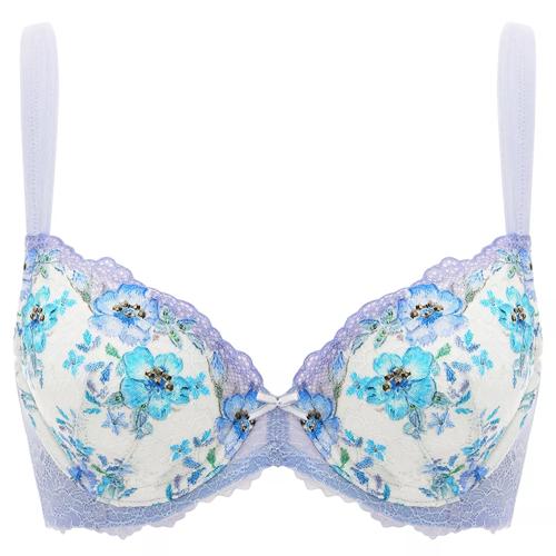 【SALE】恋するブラ(R) ソフトストレッチカップ563 ブラジャー, ブルー, product