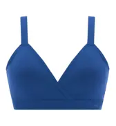 スロギー フリー オールラウンド ハーフトップブラ ラージ, ブルー, product image number 0