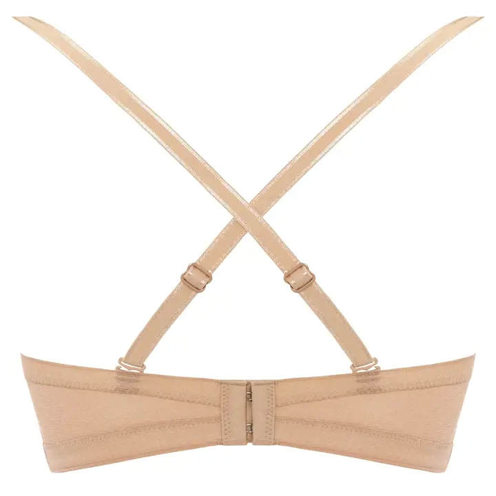 【SALE】トリンプTシャツブラ022 ブラジャー(ストラップ取り外し可), ベージュ, product image number 2