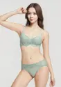 Daily Plus らくふわノンワイヤー ブラ＆ショーツセット