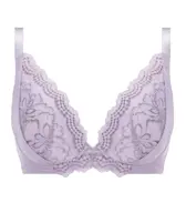 【SALE】天使のブラ(R) スリムライン 小さくすっきり 552 ブラジャー(パッドなし), パープル, product image number 0