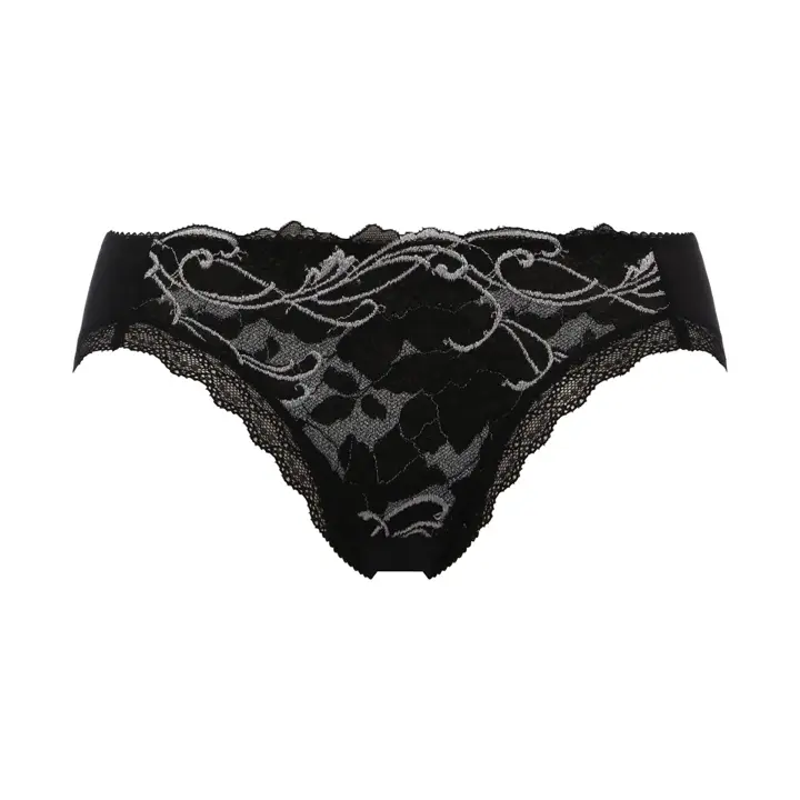 優々ブラ640 レギュラーショーツ, ブラック, product image number 0