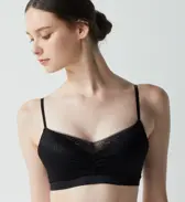 エス バイ スロギー シャイン ノンワイヤーブラ, ブラック, model image number 0