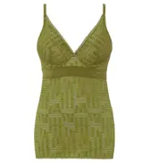 【SALE】 エスバイスロギーセブンカップ付きキャミソール, グリーン, product