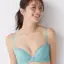 【SALE】チャーミングラマー 脇高 エアリー ブラジャー ダズリングサマー, グリーン, model image number 0