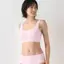 スロギー ゼロフィール ハーフトップ, ピンク, model image number 0