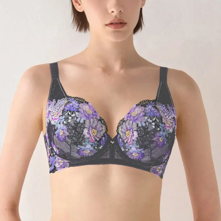 レッドレーベル バイ トリンプ0126 フルカップブラジャー, グレー, model image number 0