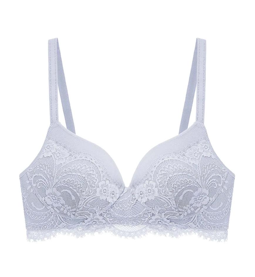 Triumph Love Lace Non Wired Padded Bra - Sky gray - Non-wired Bra