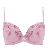 【SALE】エントリーコレクション 3/4カップブラ＆ショーツセット (ウォータリング フラワー), パープル, product image number 0